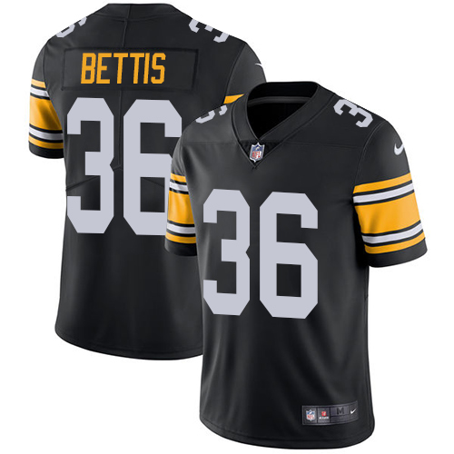 Nike Jerome Bettis Limited Black Alternate Men's Jersey - NFL Pittsburgh St