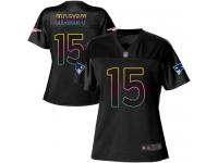 #15 Game N'Keal Harry Black Football Women's Jersey New England Patriots Fashion