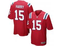 #15 Game N'Keal Harry Red Football Alternate Men's Jersey New England Patriots