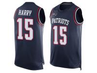 #15 Limited N'Keal Harry Navy Blue Football Men's Jersey New England Patriots Player Name & Number Tank Top