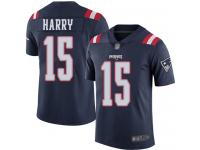 #15 Limited N'Keal Harry Navy Blue Football Youth Jersey New England Patriots Rush Vapor Untouchable