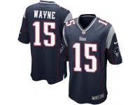 #15 Reggie Wayne New England Patriots Home Jersey _ Nike Youth Navy Blue NFL Game