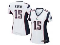 #15 Reggie Wayne New England Patriots Road Jersey _ Nike Women's White NFL Game