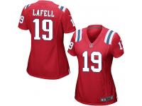 #19 Brandon LaFell New England Patriots Alternate Jersey _ Nike Women's Red NFL Game