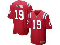 #19 Brandon LaFell New England Patriots Alternate Jersey _ Nike Youth Red NFL Game