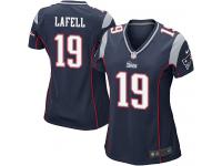 #19 Brandon LaFell New England Patriots Home Jersey _ Nike Women's Navy Blue NFL Game