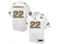 2016 NFL Denver Broncos (RB) #22 C.J. Anderson Men Game Pro Line Super Bowl 50 Fashion Jerseys