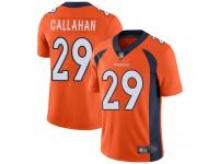 #29 Limited Bryce Callahan Orange Football Home Men's Jersey Denver Broncos Vapor Untouchable