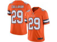 #29 Limited Bryce Callahan Orange Football Men's Jersey Denver Broncos Rush Vapor Untouchable