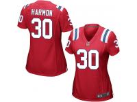 #30 Duron Harmon New England Patriots Alternate Jersey _ Nike Women's Red NFL Game