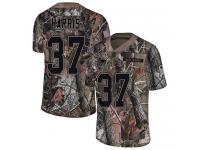 #37 Limited Damien Harris Camo Football Men's Jersey New England Patriots Rush Realtree