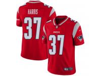 #37 Limited Damien Harris Red Football Men's Jersey New England Patriots Inverted Legend