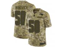 #50 Limited Chase Winovich Camo Football Youth Jersey New England Patriots 2018 Salute to Service