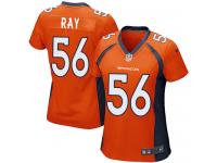 #56 Shane Ray Denver Broncos Home Jersey _ Nike Women's Orange NFL Game