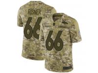 #66 Limited Dalton Risner Camo Football Youth Jersey Denver Broncos 2018 Salute to Service