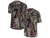 #7 Limited Jake Bailey Camo Football Men's Jersey New England Patriots Rush Realtree