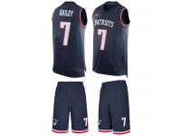 #7 Limited Jake Bailey Navy Blue Football Men's Jersey New England Patriots Tank Top Suit