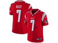 #7 Limited Jake Bailey Red Football Youth Jersey New England Patriots Inverted Legend