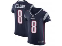 #8 Elite Jamie Collins Navy Blue Football Home Men's Jersey New England Patriots Vapor Untouchable