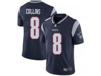 #8 Limited Jamie Collins Navy Blue Football Home Men's Jersey New England Patriots Vapor Untouchable