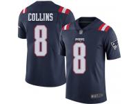 #8 Limited Jamie Collins Navy Blue Football Men's Jersey New England Patriots Rush Vapor Untouchable