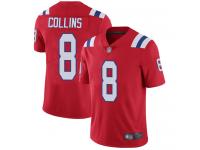 #8 Limited Jamie Collins Red Football Alternate Men's Jersey New England Patriots Vapor Untouchable