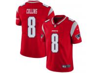 #8 Limited Jamie Collins Red Football Men's Jersey New England Patriots Inverted Legend