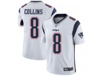 #8 Limited Jamie Collins White Football Road Men's Jersey New England Patriots Vapor Untouchable