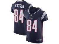 #84 Elite Benjamin Watson Navy Blue Football Home Men's Jersey New England Patriots Vapor Untouchable