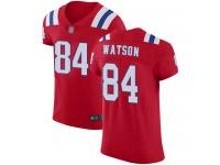 #84 Elite Benjamin Watson Red Football Alternate Men's Jersey New England Patriots Vapor Untouchable