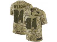 #84 Limited Benjamin Watson Camo Football Men's Jersey New England Patriots 2018 Salute to Service