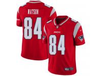 #84 Limited Benjamin Watson Red Football Men's Jersey New England Patriots Inverted Legend