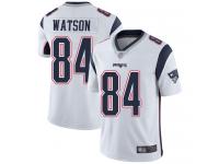 #84 Limited Benjamin Watson White Football Road Men's Jersey New England Patriots Vapor Untouchable