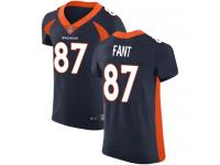 #87 Elite Noah Fant Navy Blue Football Alternate Men's Jersey Denver Broncos Vapor Untouchable