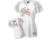 #94 DeMarcus Ware Denver Broncos Jersey _ Nike Women's White Zebra Field Flirt NFL Game