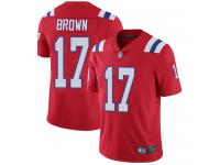 Antonio Brown Youth Limited Red Jersey Football New England Patriots Vapor Untouchable Alternate #17