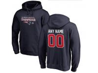 Custom Men's New England Patriots Pro Line Super Bowl LI Champions Personalized Pullover Hoodie - Navy