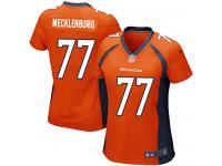 Denver Broncos Karl Mecklenburg Women's Home Jersey - Orange Nike NFL #77 Game