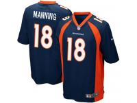 Denver Broncos Peyton Manning Youth Alternate Jersey - Navy Blue Nike NFL #18 Game