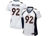 Denver Broncos Sylvester Williams Women's Road Jersey - White Nike NFL #92 Game