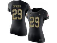 Duke Dawson Women Black Camo _ Nike NFL New England Patriots T-Shirt Salute to Service #29