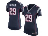 Duke Dawson Women Game Navy Blue Jersey_ Nike NFL New England Patriots Home #29