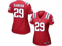 Duke Dawson Women Game Red Jersey_ Nike NFL New England Patriots Alternate #29