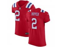 Elite Men's Brian Hoyer New England Patriots Nike Vapor Untouchable Alternate Jersey - Red