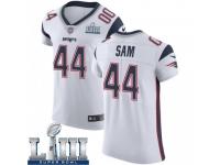 Elite Men's Christian Sam New England Patriots Nike Super Bowl LIII Vapor Untouchable Jersey - White