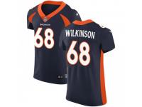 Elite Men's Elijah Wilkinson Denver Broncos Nike Alternate Vapor Untouchable Jersey - Navy