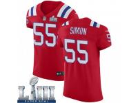 Elite Men's John Simon New England Patriots Nike Super Bowl LIII Vapor Untouchable Alternate Jersey - Red