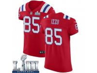 Elite Men's Ryan Izzo New England Patriots Nike Super Bowl LIII Vapor Untouchable Alternate Jersey - Red