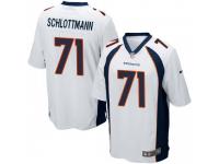 Game Men's Austin Schlottmann Denver Broncos Nike Jersey - White