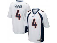 Game Men's Brett Rypien Denver Broncos Nike Jersey - White